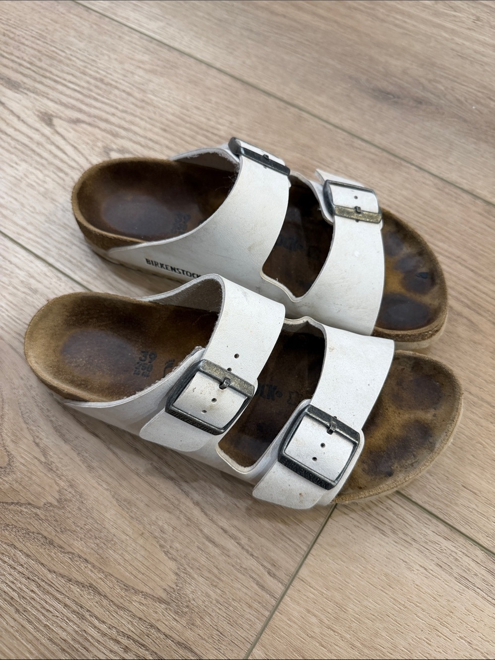 Birkenstock White Sz 39